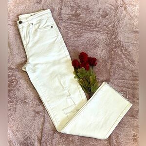 BLANKNYC The Madison Crop Distressed Straight Jean - Size 24